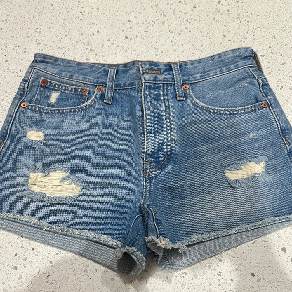 Madewell relaxed denim shorts Sz 26